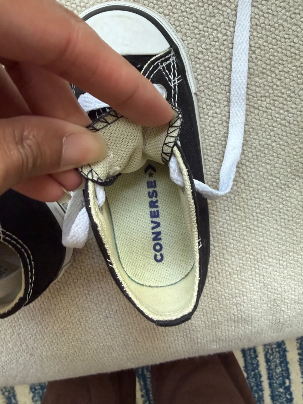 Toddler Black Converse Size 5